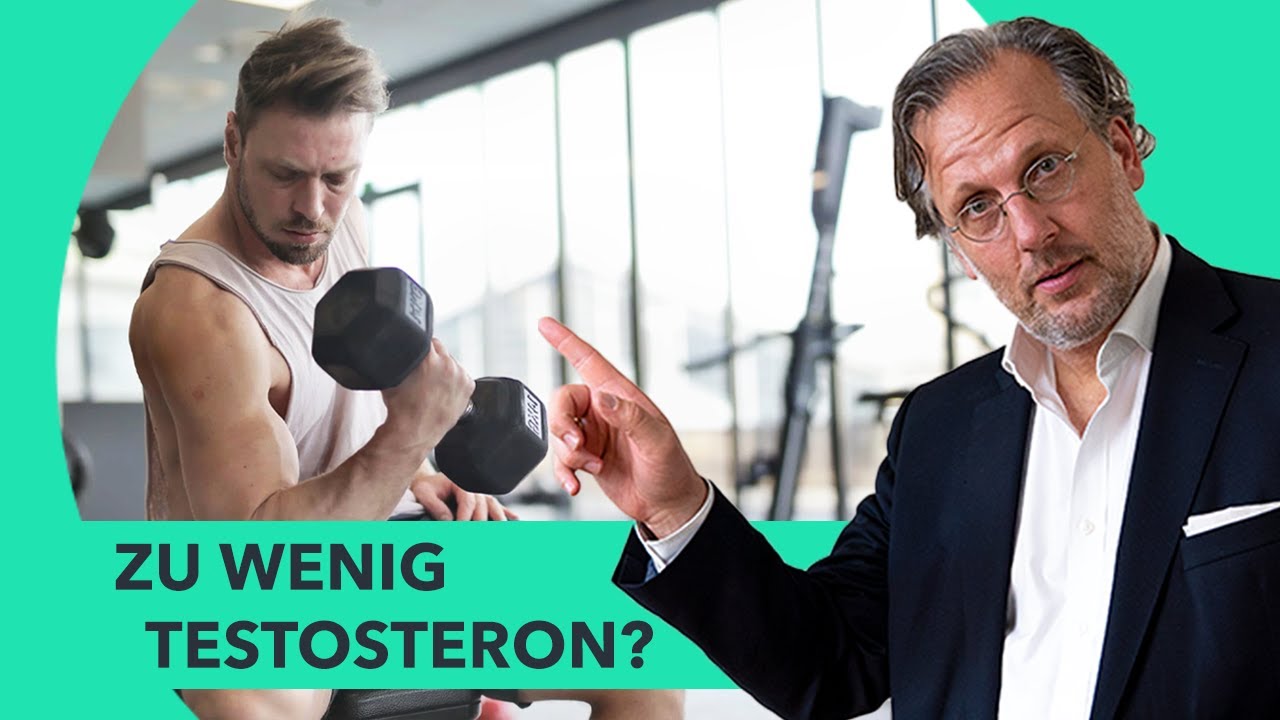 Thumbnail mit einem Mann im Fitnessstudio und einem Experten, zeigt die Bedeutung von gezielten Keywords und Thumbnails für YouTube SEO.
